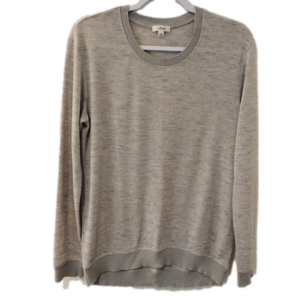 Wilfred Aritzia Berri Crew Neck Pullover Sweater Sz S EUC  Oatmeal